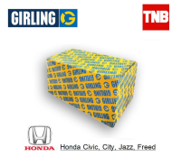 GIRLING ผ้าเบรค หน้า หลัง HONDA CIVIC (EK,ES,FD,FB) CITY JAZZ (GE,GK) ฮอนด้า ซีวีค ซิตี้ แจ๊ส เกอลิ่ง