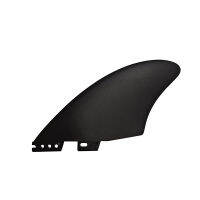 Surfboard Twin Fin ชุด Double Tab 2แท็บเดี่ยว Surf Fins พลาสติกไนลอนไฟเบอร์กลาส Fins Twin Fin คุณภาพสูงสีดำ