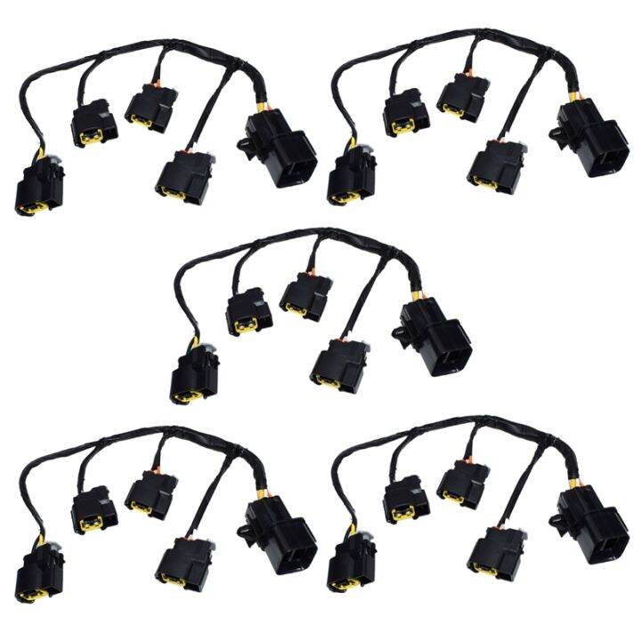 5X Ignition Coil Cable Plug Wire Harness for Kia Rio Soul Ceed Cerato Spectra Forte Rondo