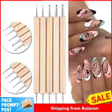 I will show you how to use a nail dotting tool in 4 creative ways ❣️🖤... |  TikTok
