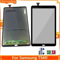 Dgh LCD หรือระบบสัมผัสสำหรับ Samsung Galaxy Tab E 9.6 SM-T560 T560 SM-T561หน้าจอสัมผัสแผงเมทริกซ์ Digitizer ชิ้นส่วนประกอบแท็บเล็ต