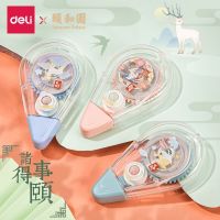 【CW】 1Pcs Deli Summer Place Correction Tape Retro Printing Correction Tape For Students To Learn And Office Stationery Accessories