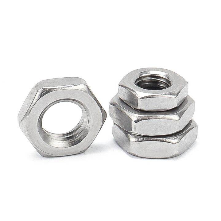 stainless-steel-304-flat-thin-nut-m2-m2-5-m3-m4-m5-m6-m8-m10-m12-m16-m18-m20-din439-hexagon-thin-nut