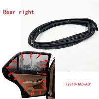 1 Piece Rear Right Door Weatherstrip Moulding Rubber Seal 72810-TA5-A02 for Honda Accord Sedan 2008-2012 72810-TA0-A01 Parts Accessories