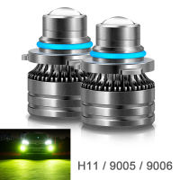 2Pcs Universal 100W สีเขียวมะนาวสปอตไลท์ H8 H7 H11 9005 HB3 9006 HB4รถ LED Canbus หมอกหลอดไฟ Fit สำหรับ Nissan/toyota/hyundai/mazda/honda