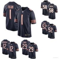 High volume jerseys Hot Chicago Bears NFL Football Jersey Fields Robinsonii Cohen Smith Mack Tshirt Top Legend Jersey Loose Sport Tee Unisex