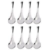 8 Pack Soup Spoons, Stainless Steel Soup Spoons, Thick Heavy-Weight Table Spoons