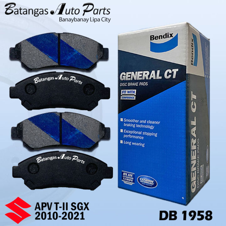 BENDIX BRAKE PAD SUZUKI APV T-II SGX 2010-2021 FRONT 1SET 4PCS 1958 ...