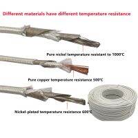 สายอุณหภูมิสูงไมกาชุบนิกเกิลบริสุทธิ์,20-9AWG ทนทานต่ออุณหภูมิสูง500 ℃/600 ℃/1000 ℃ ลวดทนไฟ