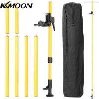 KKmoon สมาร์ทเซ็นเซอร์สูงสุด4.2เมตรความสูงปรับสายปรับระดับขาตั้งบาร์กล้องส่องทางไกลเสายึด1/4 ยกเธรดขยายสำหรับระดับเลเซอร์