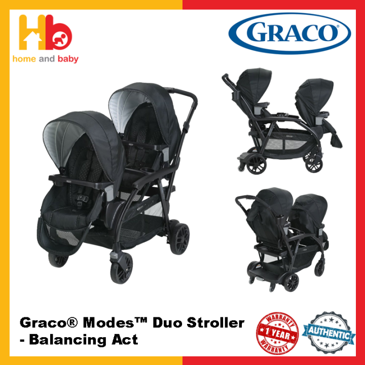 Graco® Modes™ Duo Stroller Balancing Act (1 YEAR WARRANTY) Lazada