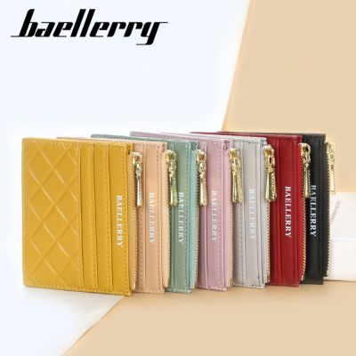 Baellerry New Mini Women Wallets Card Wallets Slim Zipper PU Leather Top Quality Fashion Female Purse Card Holder Wallet