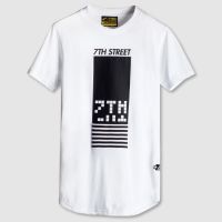 ผ้าฝ้าย 100%7th Street (Swag T-Shirt) เสื้อยืดทรงยาว สุดฮิตในแฟชั่นโลกแนวสตรีท รุ่น BGSGT001S-3XL  0T9S