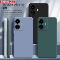 เคสโทรศัพท์สำหรับ OPPO Realme 11 Pro 11Pro + C55 C53 C 53NFC C 55 Realme Narzo N53 C55 C53 NFC ซิลิโคนเหลวเด็กผู้หญิงแฟชั่นคู่ปลอกอ่อนเรียบป้องกันเลนส์กล้องเรียบง่ายกันกระแทกฝาหลัง