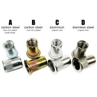 10/20 pcs M3 M4 M5 M6 M8 M10 M12 304 สแตนเลสเหล็กคาร์บอนอลูมิเนียมแบน Countersunk หัว Rivet Nut ใส่ Rivnut Nutsert-vn4958570