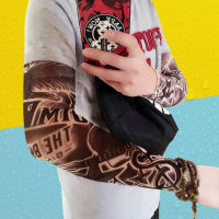 10PC Breathable 3D Tattoo UV Protection Arm Sleeve Arm Warmers Cycling Sun Protective Covers Quick Dry Summer Cooling Sleeves