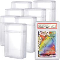 90x65mm Cards Slab Stands Star Card Sleeves Protector Plastic Game Grade Trading Storage Kid