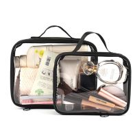 【CW】❍  Toiletry Transparent Men Make Up Makeup Organizer