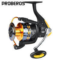 PROBEROS VC โลหะซีรีส์ Spinning ตกปลา Reel 250 350 450 550 12BB 5.1:1 13กก.ลากสูงสุดอุปกรณ์ตกปลาเกลือน้ำกีฬากลางแจ้ง