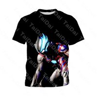 Altman printed childrens summer boys round neck T-shirt daily shirt top short sleeve [5-14 years old]