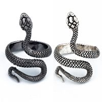 Retro Snake Ring Women