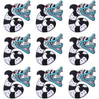 Pulaqi 10PCS Snake Patch Cartoon Animal Wholesale Patches Iron On Patches For Clothing Stripe Wholesale Dropship Custom Patch