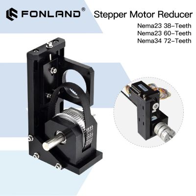 FONLAND Stepper Motor Reducer Nema23 38-Teeth/ Nema23 60-Teeth/ Nema34 72-Teeth for CO2 Laser Cutting and Engraving Machine