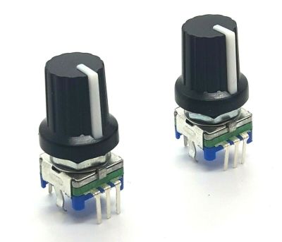 【YF】✷  5x Encoder Splined Push EC11 5 pin digital 15mm potentiometer