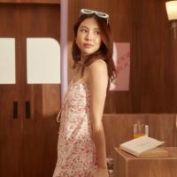 lookbooklookbook violette dress pink clover ชุดมินิเดรส ลายดอก สีชมพู