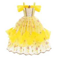 2023 Princess Costumes Dress Christmas Halloween Birthday Role Play Cosplay Costume for Your Little Girls Dress Up