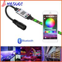 HESUOI มินิ มีประโยชน์ ฉลาด DC 5-24V ไร้สาย อะแดปเตอร์ ตัวควบคุม RGB บลูทู ธ แถบไฟ LED