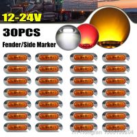 【LZ】✟  12V-24V 4LED Side Marker Lights Indicator Light Waterproof  Clearance Lamp for Truck Trailer Lorry Car Boat Auto  30/20/10/4PCS