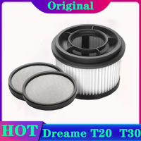 Original Dreame T20อุปกรณ์เสริมล้างทำความสะอาดได้ HEPA Filter สำหรับ Dreame T20 Dreame T30เครื่องดูดฝุ่นมือถือชุด