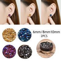 Magnetology Lymphvity Germanium Earrings Non Piercing Acupressure Earrings Magnet Ear Studs Women Men Crystal Magnetic Earring