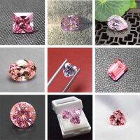 ธรรมชาติศรีลังกาสีแดงไพลิน AAA อัญมณีคอรันดัม Bart Parade Morganite หินสีชมพู DIY เครื่องประดับ