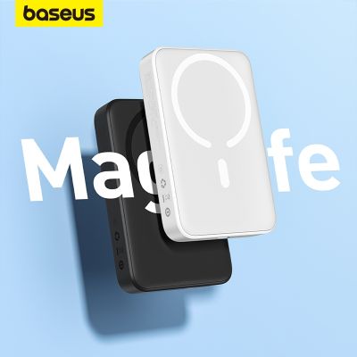 Baseus Power Bank 10000mAh Mini Magnetic Wireless Fast Charge with Auto-wake For iPhone 14 13 12 Pro Max Magsafe Powerbank ( HOT SELL) tzbkx996