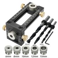 Woodworking 2 in 1 Drill Puncher Locator Cross Oblique Flat Head Puncher Screw Jig Bed Cabinet ScrewS Punch Locator