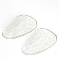 【cw】 Anti slip Silicone Gel Inserts for Plantar Fascitis Half Insoles Shoes Forefoot Pain Heel