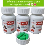 CALCI D APCO CHAI 100 VIÊN Bổ sung Canxi và Vitamin D cho cơ thể