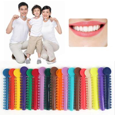 [HOT 2023] 40Pcs Sticks ฟันเส้นเอ็นจัดฟัน Elastic สายพลาสติก Multi สีสุ่มสีสุขภาพฟันเครื่องมือ
