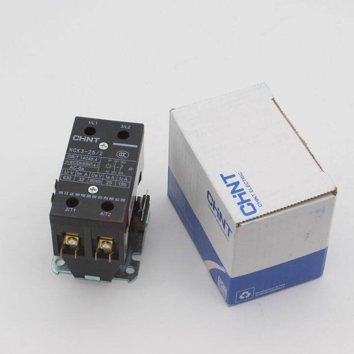 Original CHINT Ac Contactor For Air Conditioner NCK3-25/2 25A 220V NCK3 ...