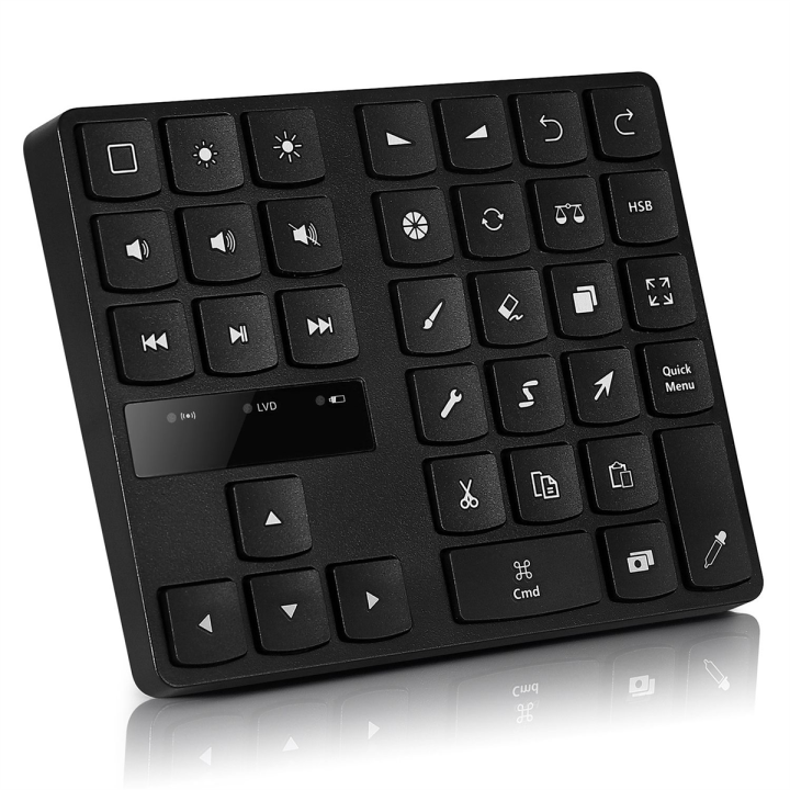 Bluetooth Drawing Keypad 35 Keys Rechargeable Wireless Keyboard for
