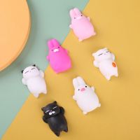 MGRHJO Fidget Toys น่ารัก Kawaii มือรักษาความเครียด สัตว์ยืด ตุ๊กตาบีบ ของเล่น Vent Antistress Ball ของเล่นบีบมินิ