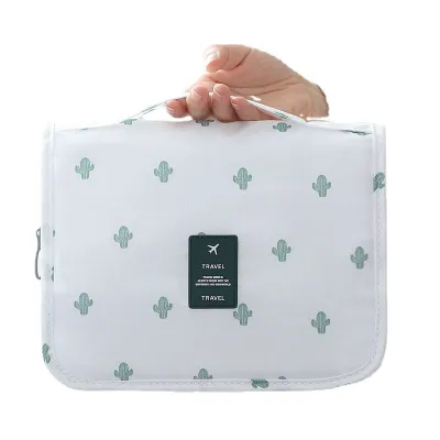 High-end MUJI Portable Makeup Storage Bag Large Capacity High Appearance Portable Toiletry Bag Dry and Wet Separation Simple Travel Toiletry Bag