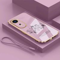 Guyon เคสนิ่มสำหรับ  เสค OPPO A78 C53 A58 Reno10 Pro Realme 11 Pro Plus NARZO60 Pro ดีไซน์ใหม่รูปการ์ตูนของแท้ซิลิโคนเหลวกันกระแทก