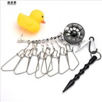 ↂ✿✇ fish buckle duck road sub stainless steel lock wheel ground plug horse mouth cross-border independent station