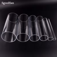 1pc O.D 50 110mm Transparent Acrylic Aquarium Fish Tank Pipe Plexiglass Water Supply Tube Home Garden DIY Watering Fittings 32CM