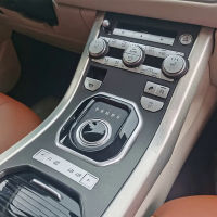 สำหรับ Land Rover Range Rover Evoque 2012-2019อลูมิเนียมคอนโซลกลางปุ่มเครื่องปรับอากาศสติกเกอร์ตกแต่งอุปกรณ์เสริมในรถยนต์