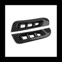 SHJGKFD One-Pillar Air Outlet Exhaust Vent Cover Trim for Dodge Durango 2011-2022 Accessories ABS Carbon Fiber