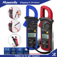 Manooby ทรานซิสเตอร์แอมมิเตอร์แคลมป์มัลติมิเตอร์แบบมืออาชีพดิจิตอล เครื่องทดสอบตัวเก็บประจุกำลังทดสอบเครื่องทดสอบแรงดันไฟฟ้ายานย